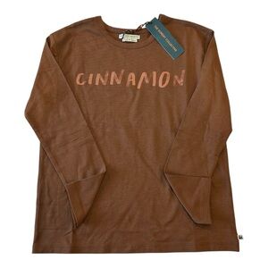The Sunday Collective Brown Cinnamon Soft Silt Long-sleeve winter Boys Size 8Y